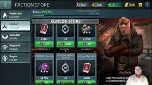 The Klingon Faction Store.