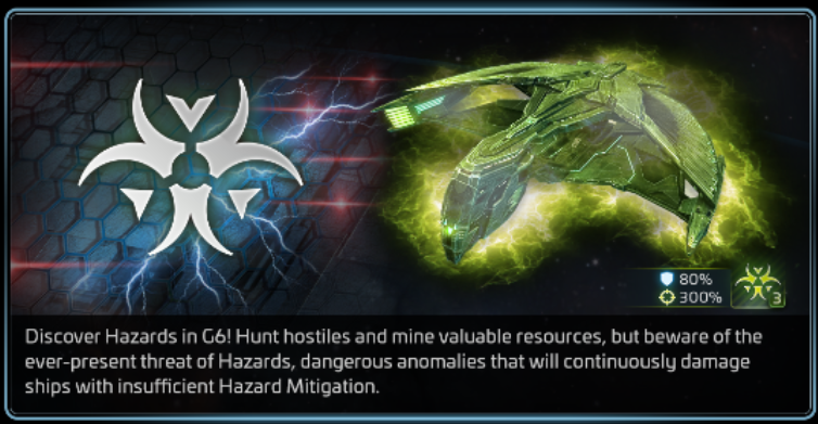 A Hazard system -- Ion Storms, Radiation Fields, and Asteroid Fields all deal continuous hull damage until you leave or enter combat.