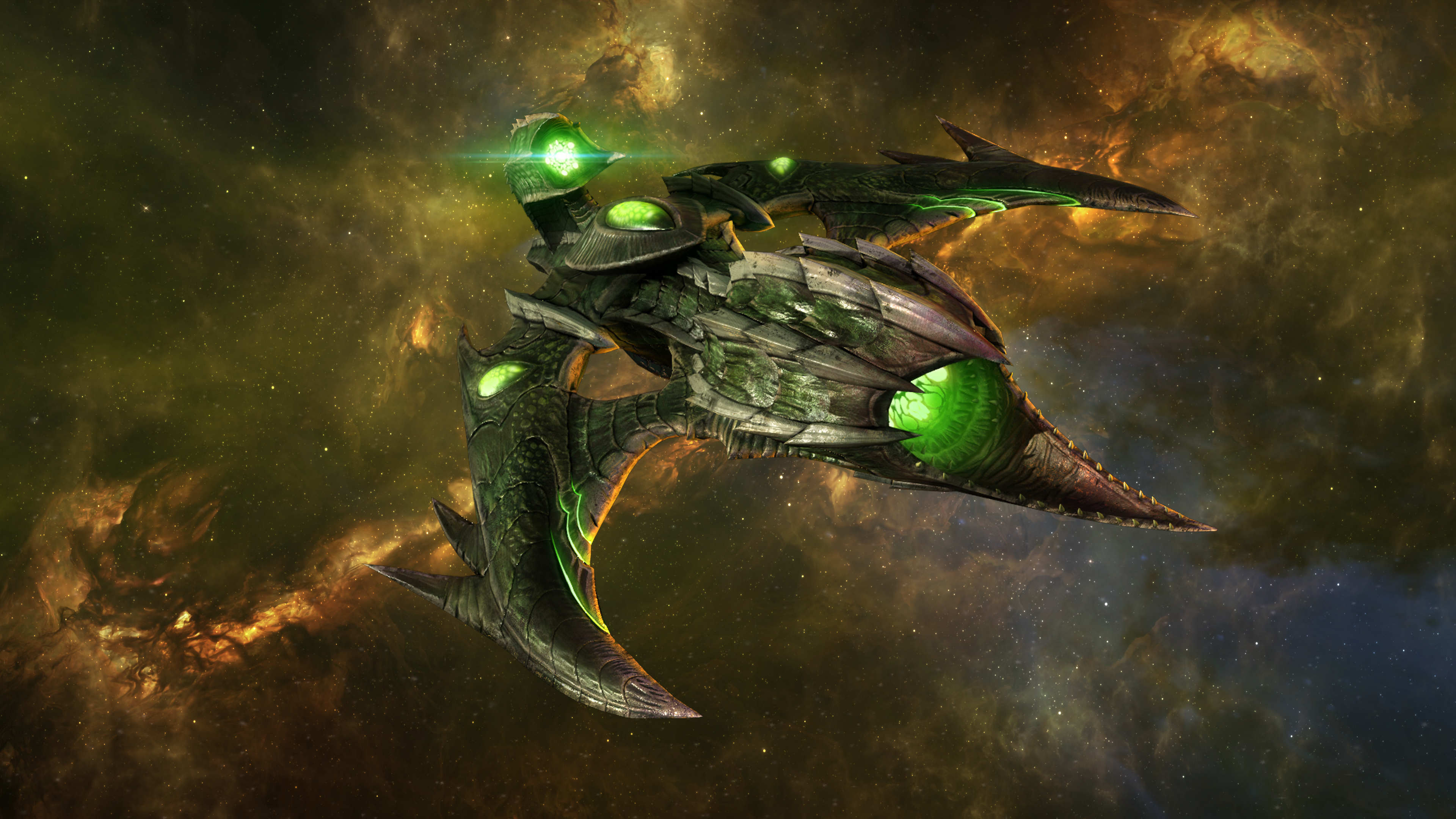 One of the invading hostile ship types introduced during Sarris's Invasion Fleet.