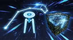 Borg Cube Warp Range