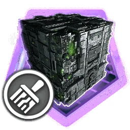 Borg Cube Transwarp Drive Shard
